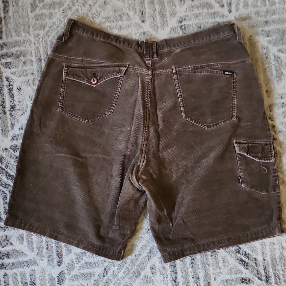 Billabong Brown Corduroy Shorts Men’s Casual Skate Surf - Picture 4 of 10